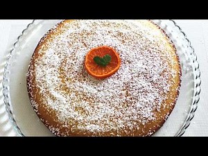 Gâteau de semoule coco orange facile, rapide et délicieux