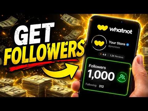 How I got 1,000 Followers on whatnot (And you can too!)