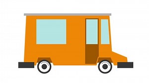 delivery truck animation