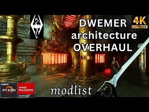 DWEMER Ruins - Dungeons - Architecture Modlist can look spectacular in Skyrim