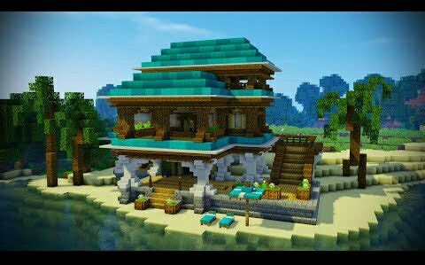 【Grian | 教程】 建一个沙滩小屋