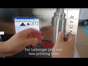 Leibinger jet2 neo 2 printing test, call your friends to watch it together！