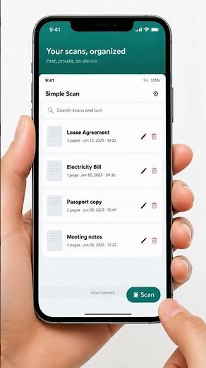 Simple Scan Fast and Private Document Scanner