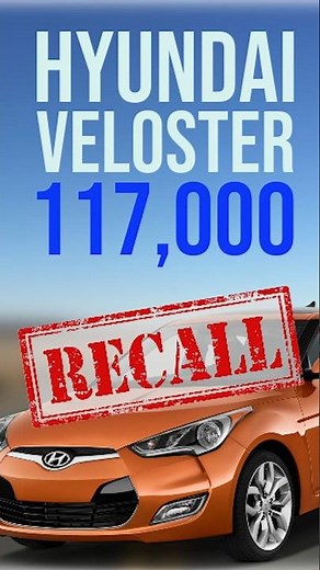 ⚠️ URGENT RECALL Notice: Hyundai Veloster 2012-2015🔥 Fire Risk Alert