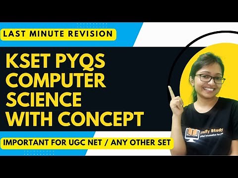 KSET PYQS CS-Series-Day 1| KSET Previous Years Solution with Concept-Computer Science