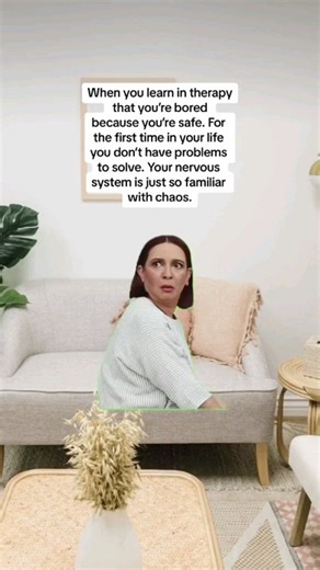 When you grow up in a chaotic home, (and btw chaos can also mean unpredictable, the silent treatment and feelings that were unacceptable), you will seek what is familiar in romantic relationships. A relatively peaceful situation can be triggering because it is unfamiliar and the brain screams DANGER! Learning to soothe my nervous system and understanding that boredom doesnt mean wrong, it simply means choas-free is so very new for me. We are growing baby! Rise up! Gina💋 #toomuchwoman #empowered