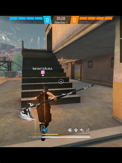 Bro running for His Life in 4K!😂😂#infinite_aura #FreeFire #GamingShorts