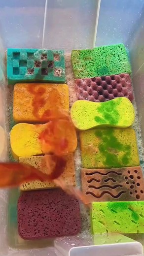 Saturated bliss. The ultimate wet, bubbly therapy. #OddlySatisfying #BubblyASMR #Sensory #CalmDown #SqueezingSpongeASMR #RelaxingSounds #fblifestyle #SqueezeAndRelax | Esme Sponge