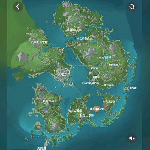 原神枫丹地图（截至4.2版本）