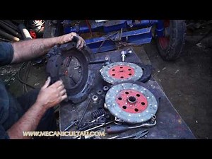 HOW TO INSTALL HYBRID CLUTCH. TRACTOR U 550. ENGINE D 121