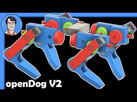 openDog V2 Part 1 - Robotics R&D Design Process