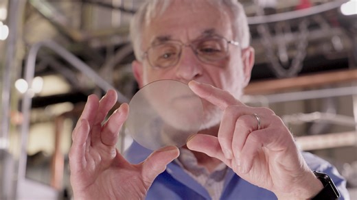 Magic, or just science? 🔮 Diamond is an excellent conductor of heat. And Ralph Korenstein, an engineering fellow at Raytheon, knows just how to show it. Watch below as he holds a disc-shaped diamond that draws heat from his fingers and uses it to melt an ice cube. It's not just a neat trick – it's an illustration of why Raytheon engineers use lab-grown diamonds to dissipate heat in the electronics of radars and other systems, enabling them to increase their power and sensing capabilities. Learn