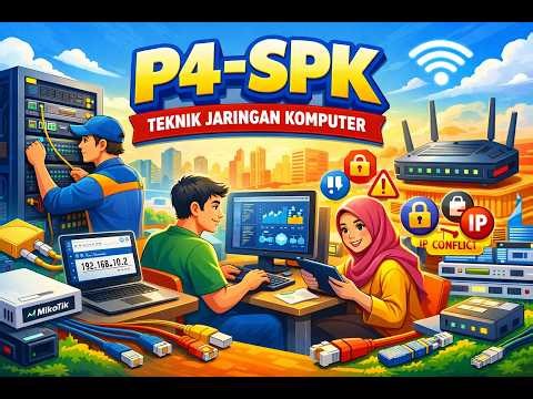 Lengkap! Setting MikroTik Paket 4 (P4-SPK) UKK TKJ 2026 | Bridge, DHCP, NAT & Internet Berhasil!