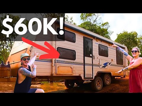 Full renovated offroad caravan walkthrough / Best caravan mods for travelling Australia on a budget
