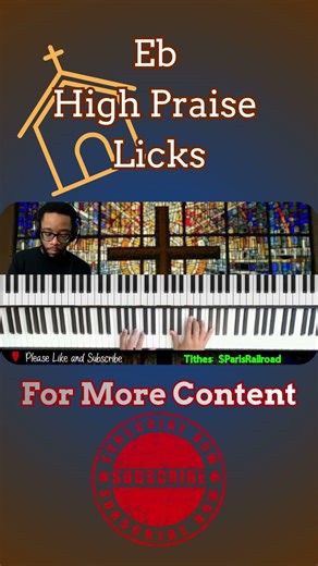 Eb High Praise Gospel Chords #piano #lesson #church