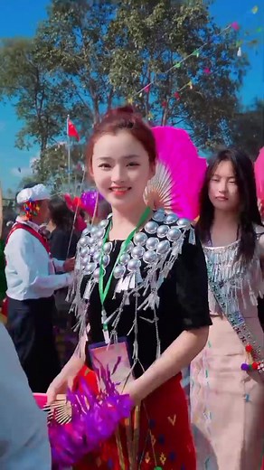 Manau shayi ni 🥰 #kachingirl #kachinpeople #Manau #singpho #目瑙纵歌 #景颇族 #景颇女孩