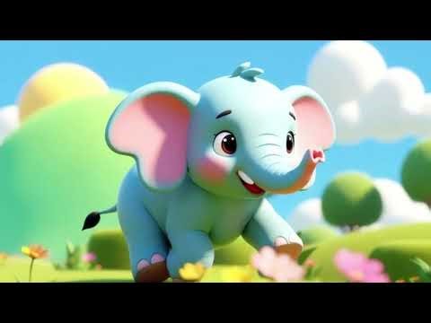 The Elephant Who Wrote a Poem 🐘📝 | Fun Nursery Rhyme for Kids | Animated Baby Songs