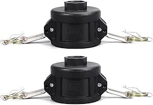 275 330 Gallon IBC Tote Fittings, Adapter, Tank Drain Adapter for Garden Hose 2 Inch Camlock Fittings to 3/4 Inch Female Thread (3/4inch B200)