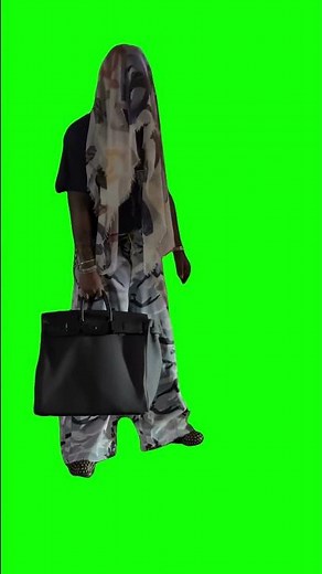 Future saying "This is an AI" meme - Green Screen