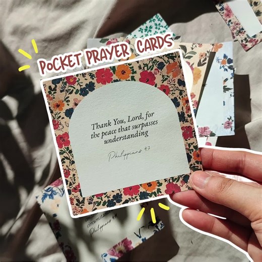 Pocket Prayer Cards: Scripture for Daily Inspiration (digital Download PDF) - Etsy