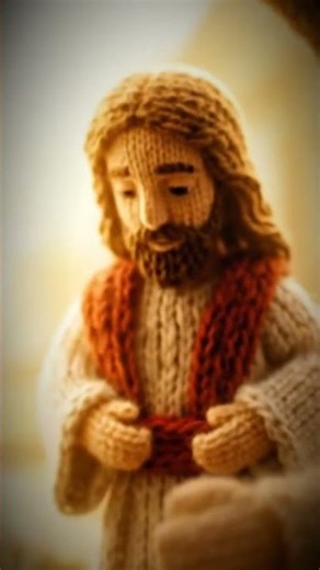 Jesus Carries the Bread of Life — A Journey of Grace 🍞🧶 #jesus #god