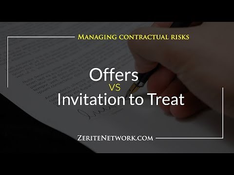 Managing contractual risks: The difference between offer and invitation to treat