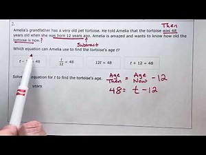 Solve One-Step & Two-Step Linear Equations: Word Problems (Example 2)