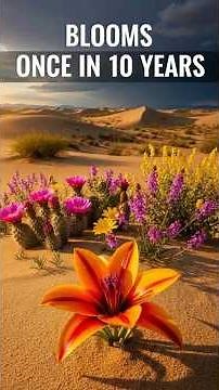 The Desert Flower That Blooms Once Every Decade