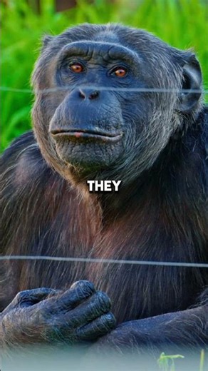 Chimpanzees Use Tools Just Like Humans 🐵🛠️ #animalfacts #shorts