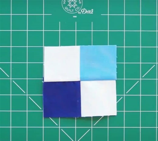 Strips and 4-Patch Quilt