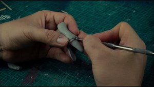 Diorama of SCP 682 in the Laboratory / Polymer Clay