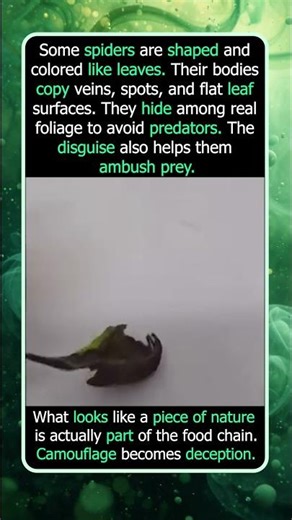 The Spider That Looks Exactly Like A Leaf