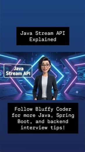 Java Stream API Explained in 30 Seconds 🚀 | Java Interview Questions #shorts #java #javadevs