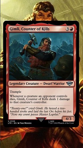 NEW DWARVES for Magda, Brazen Outlaw in LOTR MTG EDH (Gimli & Glóin)