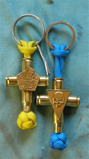 Paracord Shell Casing. 😀#diy #satisfying #interesting #shorts