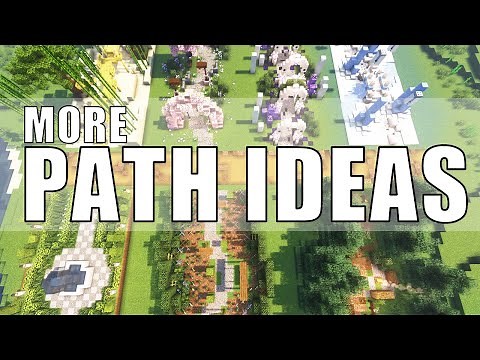 Minecraft How to Build Stunning Paths | More Path Design Ideas