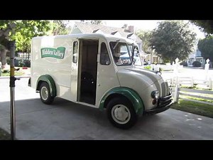 Vintage Divco Milk Truck on Wisteria Lane in Hidden Valley Ranch Commercial, Universal Studios