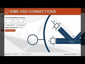 HSS Connections -- Weld design tutorial
