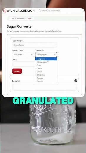 This converter helps you switch between cups, grams, tablespoons, and ounces with precision.