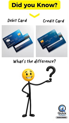 what's the Difference/visa card and dibet card?#information #learning #facts #usa #english