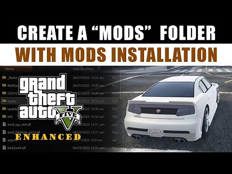 How to Create a Mods Folder in GTA V Enhanced (Fully Functional) 🔥