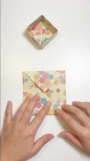 Easy-to-learn simple origami - small box/small paper box（折纸小盒子）#paper #diy #handmade