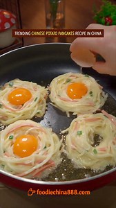 4.1M views · 31K reactions | Trending Chinese potato pancake recipe in China. Do u want to try? #recipe #cooking #chinesefood #potato #pancakes | foodiechina888 | Facebook