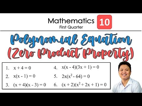 How to Solve Polynomial Equation using Zero Product Property | Grade 10