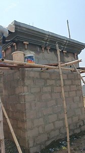 #construction #reel parapet finishing | Godwin Artwork design