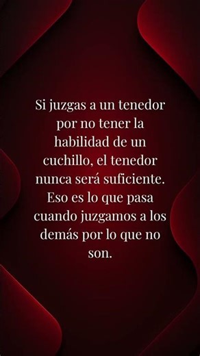 Cada uno es un complemento del otro, nadie es perfecto y no hay una vara que mida la perfección