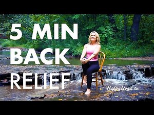 5 Min Beginner Friendly Chair Yoga to Relieve Your Tight Back