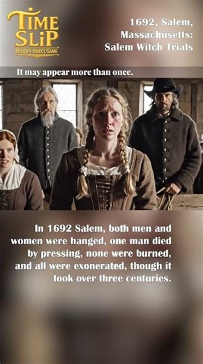 1692 Salem, Massachusetts: Salem Witch Trials | TiME SLiP Hidden Object Game (Puzzle Version)