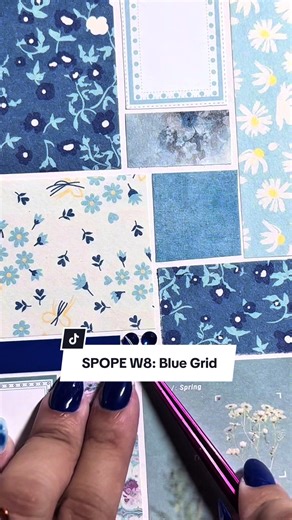 My take on the blue grid theme! Kept it simple, soft, and calming 🤭 But I really had fun putting this together. 💙🦋 I’m honestly amazed by all the beautiful entries you’ve shared. Thank you so much for the creativity, effort, and love you put into this theme. You inspire me every week! 🌼💙 Why blue? Cuz it's my fave! Hihi. An entry for @SPOPE journal collab activity 🥰 #journalwshyy #artsandcrafts #journalph #spope #spopeph