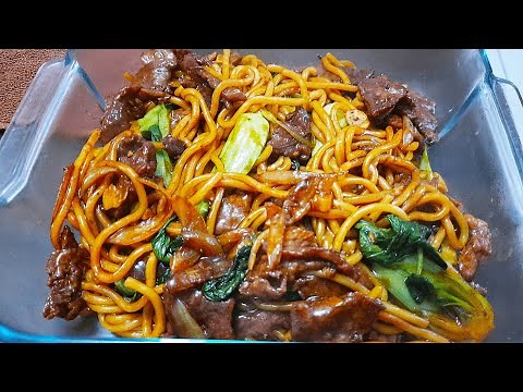 Beef Noodle Stir Fry with Bok Choy